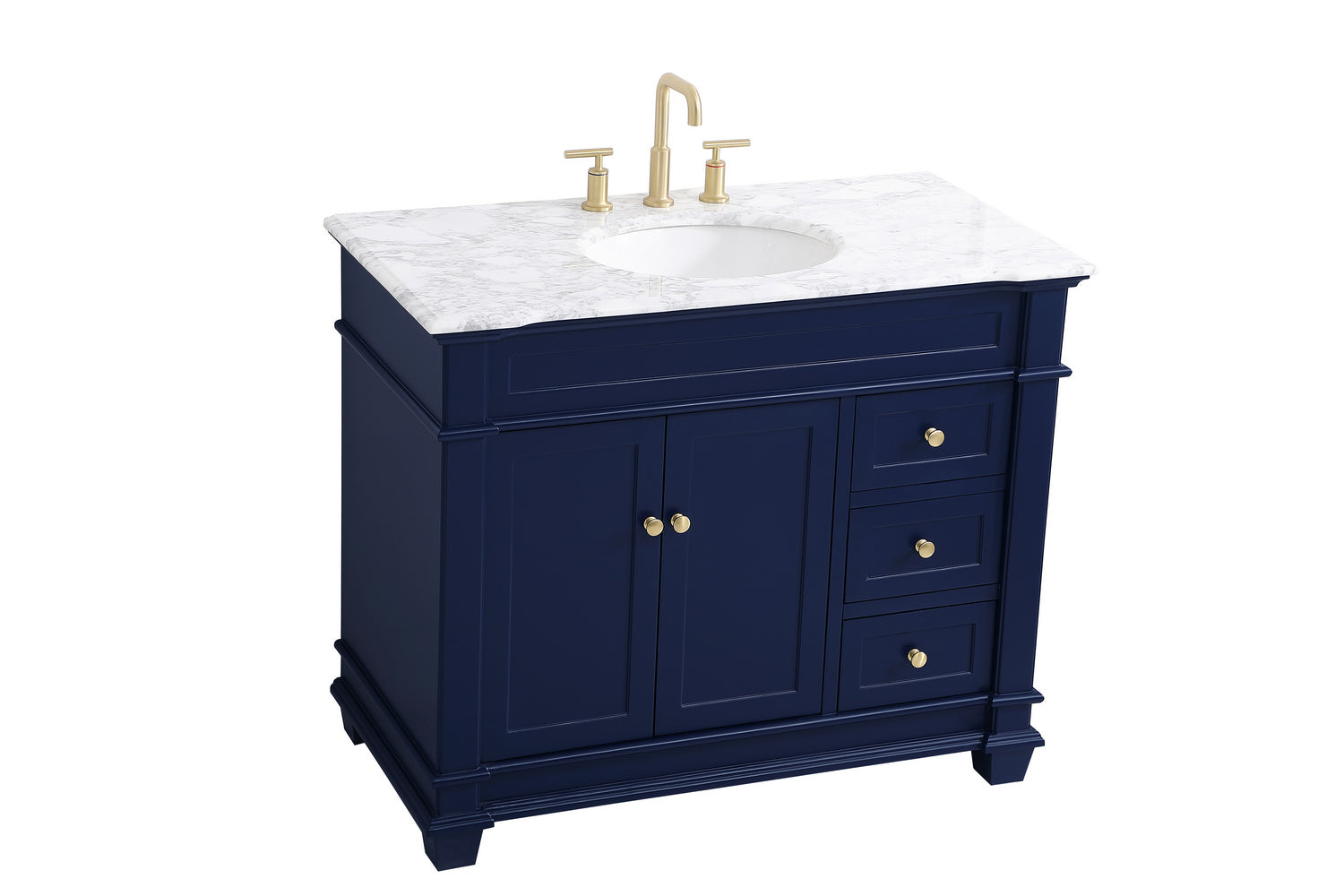 Elegant Lighting - VF50042BL - Bathroom Vanity Set - Wesley - Blue