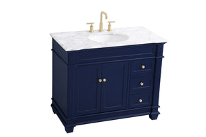 Elegant Lighting - VF50042BL - Bathroom Vanity Set - Wesley - Blue