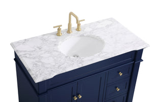 Elegant Lighting - VF50042BL - Bathroom Vanity Set - Wesley - Blue