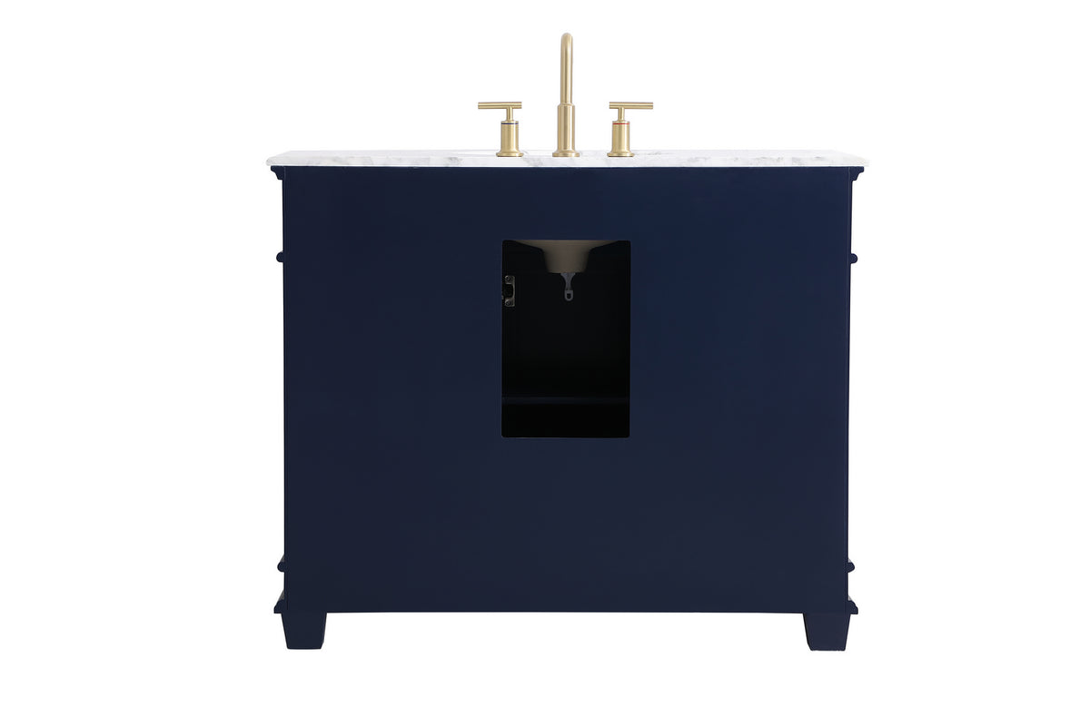 Elegant Lighting - VF50042BL - Bathroom Vanity Set - Wesley - Blue