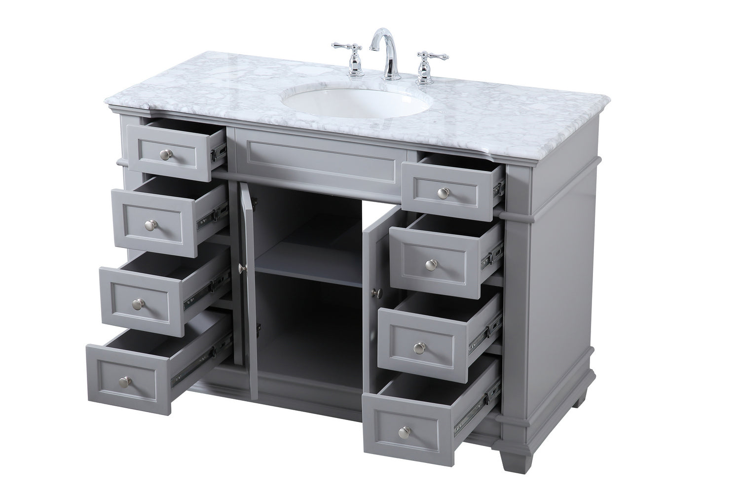 Elegant Lighting - VF50048GR - Bathroom Vanity Set - Wesley - Grey