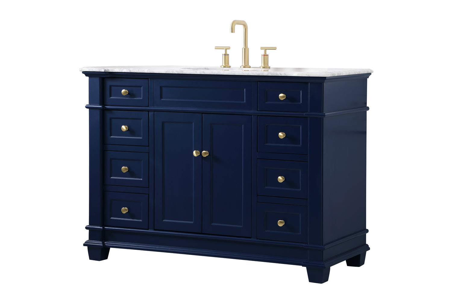 Elegant Lighting - VF50048BL - Bathroom Vanity Set - Wesley - Blue