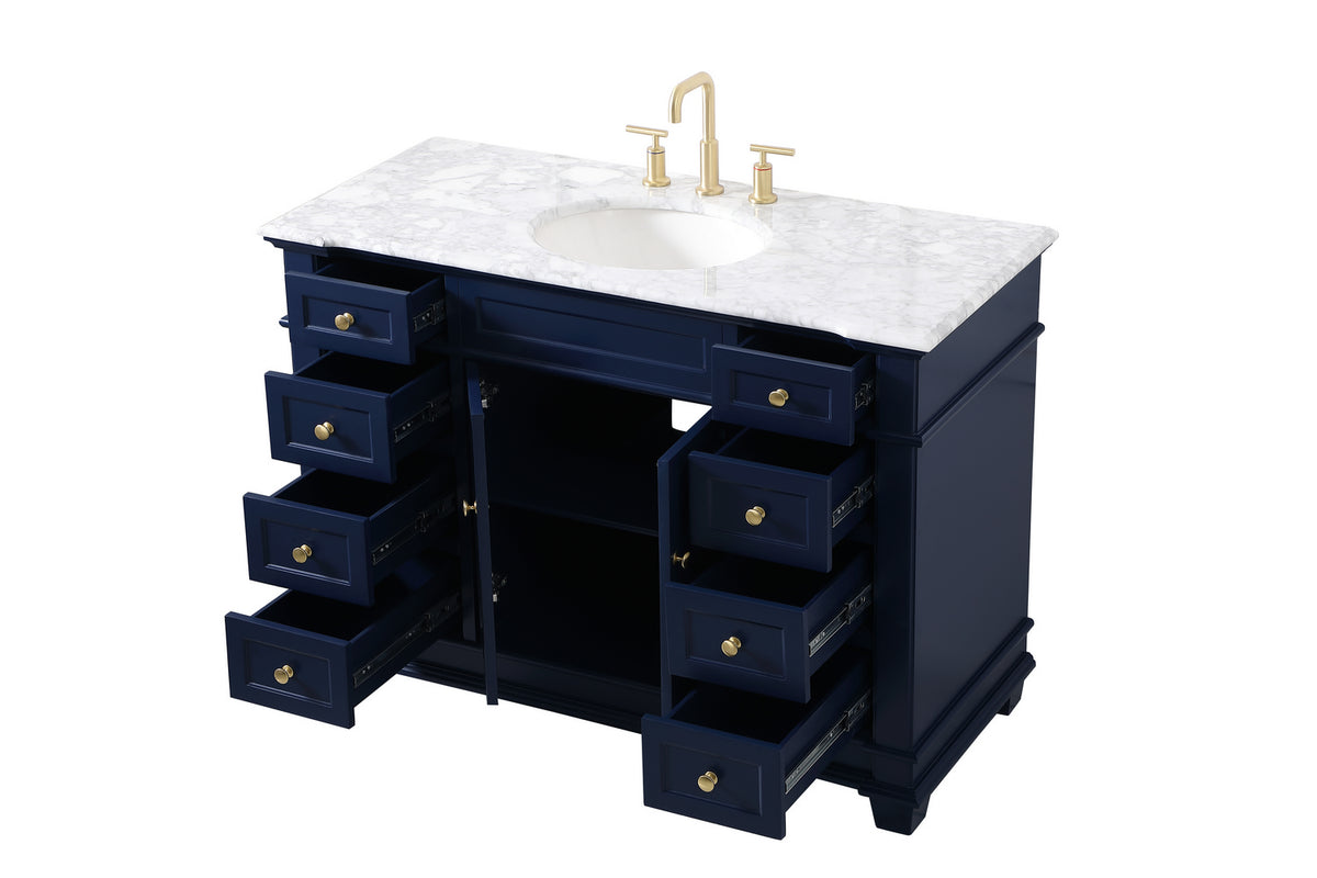 Elegant Lighting - VF50048BL - Bathroom Vanity Set - Wesley - Blue