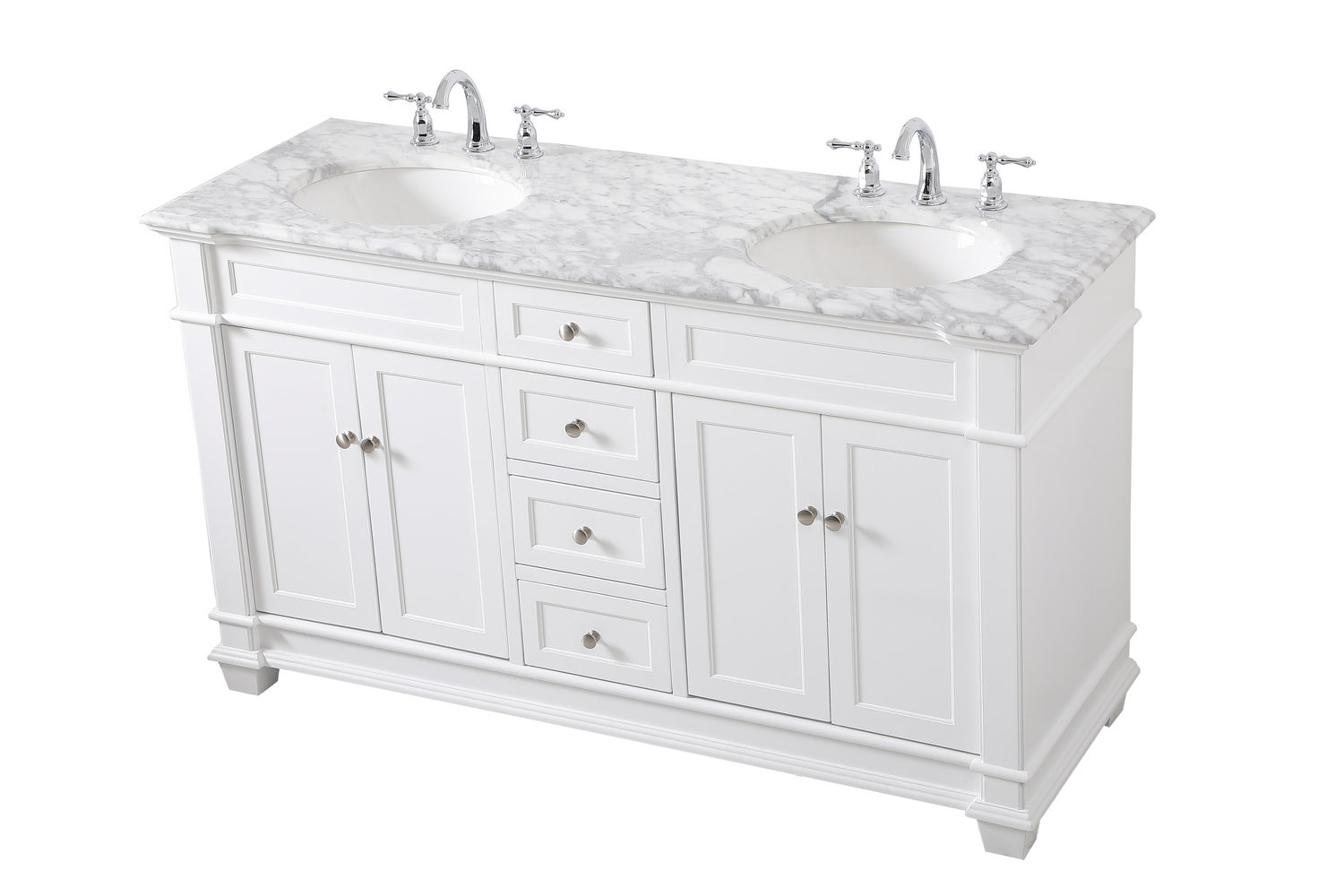 Elegant Lighting - VF50060DWH - Bathroom Vanity Set - Wesley - White