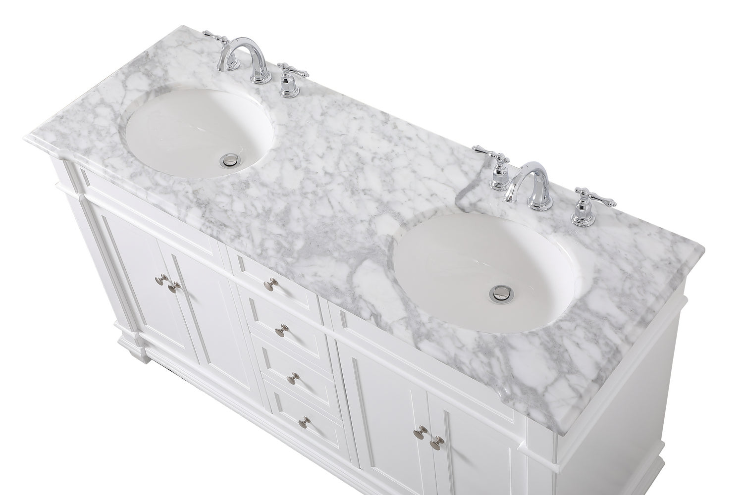 Elegant Lighting - VF50060DWH - Bathroom Vanity Set - Wesley - White