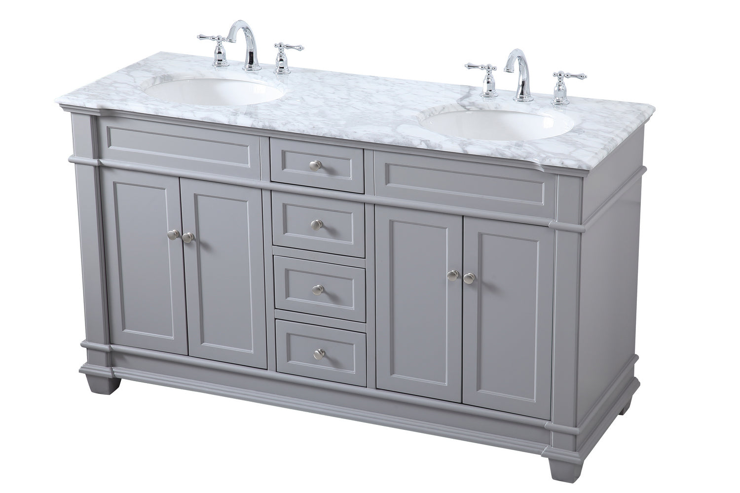 Elegant Lighting - VF50060DGR - Bathroom Vanity Set - Wesley - Grey