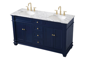 Elegant Lighting - VF50060DBL - Bathroom Vanity Set - Wesley - Blue