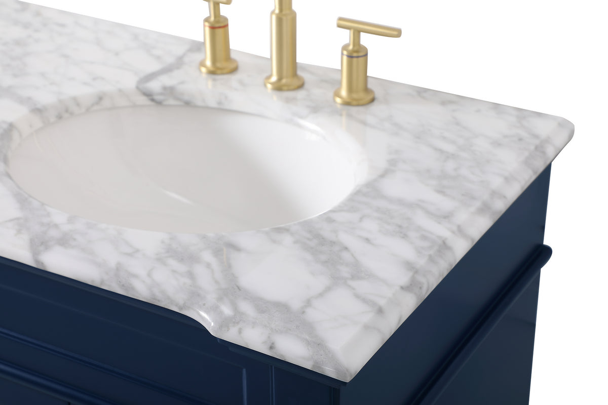 Elegant Lighting - VF50060DBL - Bathroom Vanity Set - Wesley - Blue