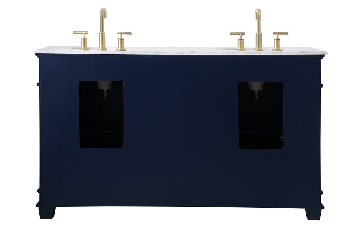 Elegant Lighting - VF50060DBL - Bathroom Vanity Set - Wesley - Blue