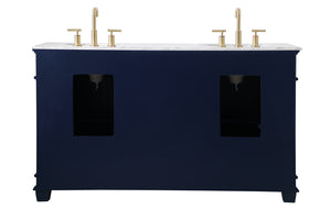 Elegant Lighting - VF50060DBL - Bathroom Vanity Set - Wesley - Blue
