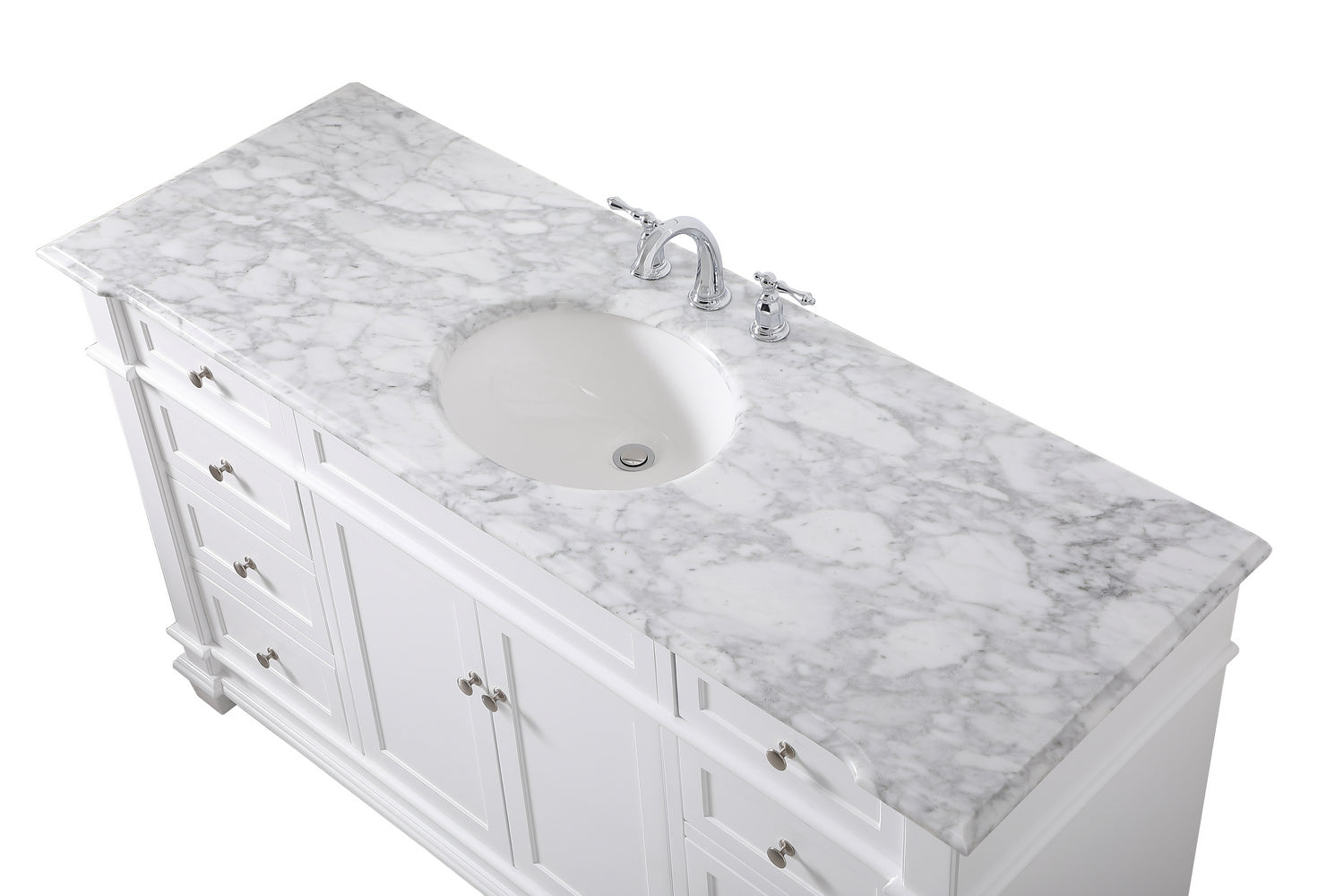 Elegant Lighting - VF50060WH - Bathroom Vanity Set - Wesley - White