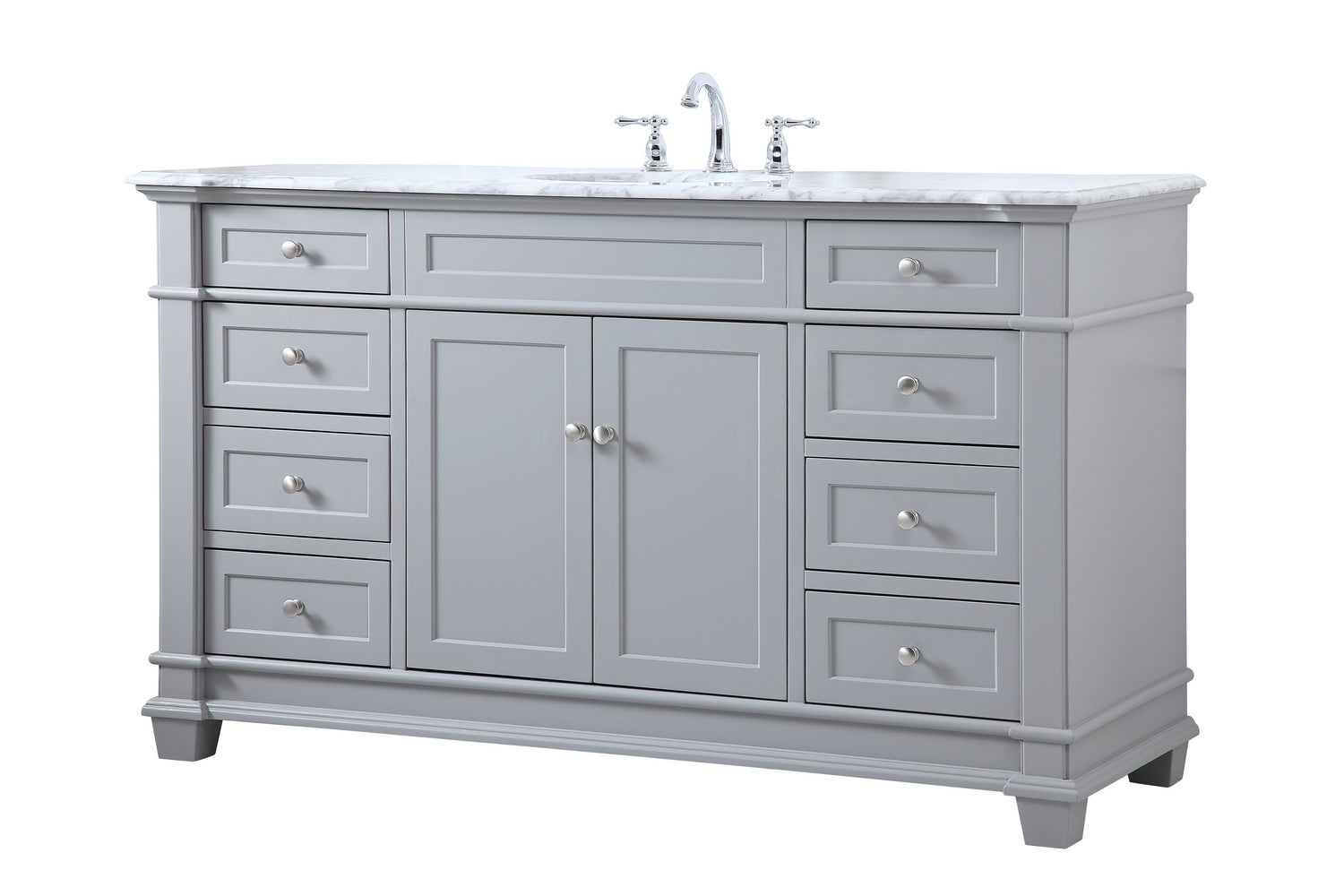 Elegant Lighting - VF50060GR - Bathroom Vanity Set - Wesley - Grey