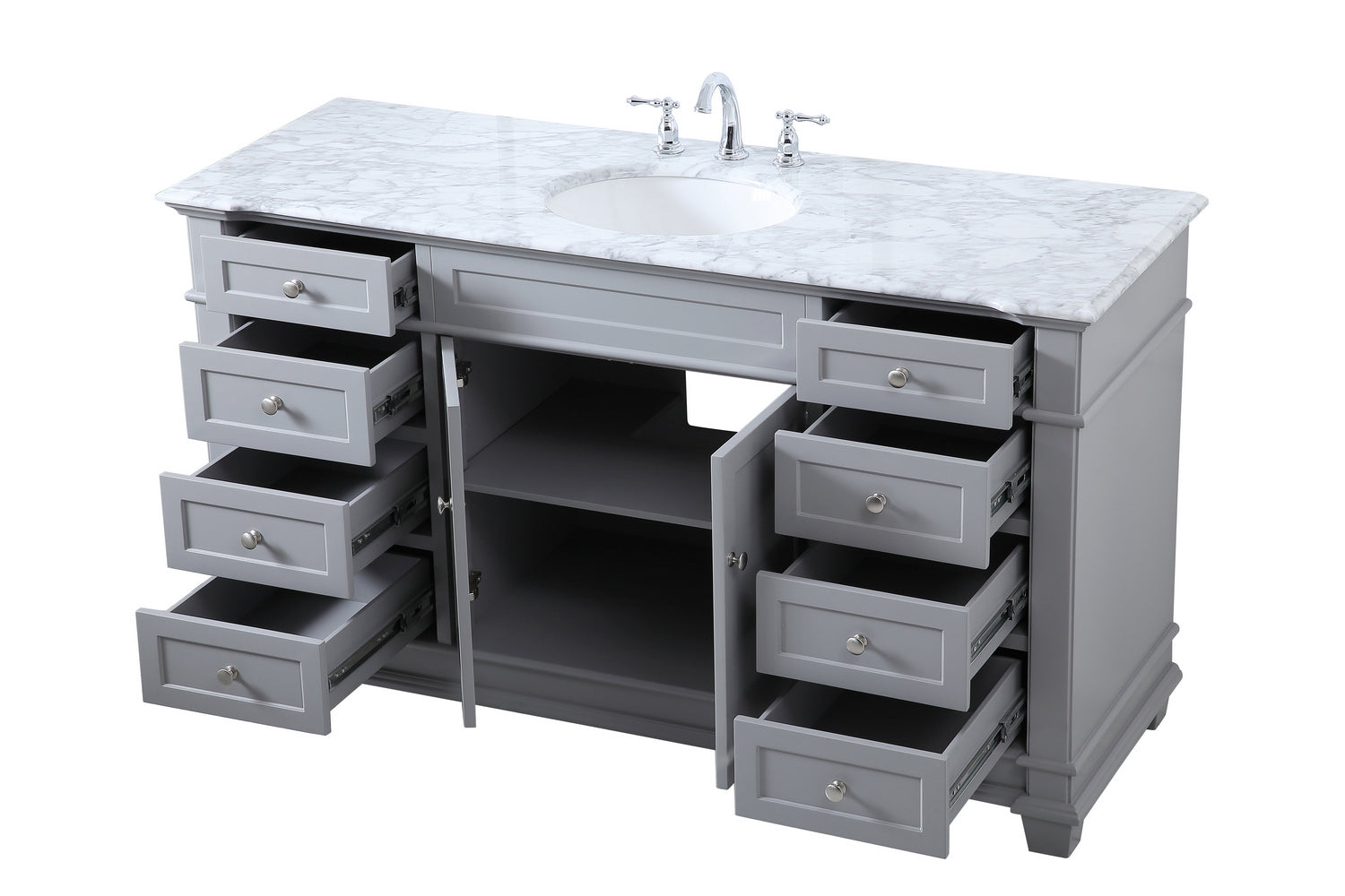 Elegant Lighting - VF50060GR - Bathroom Vanity Set - Wesley - Grey