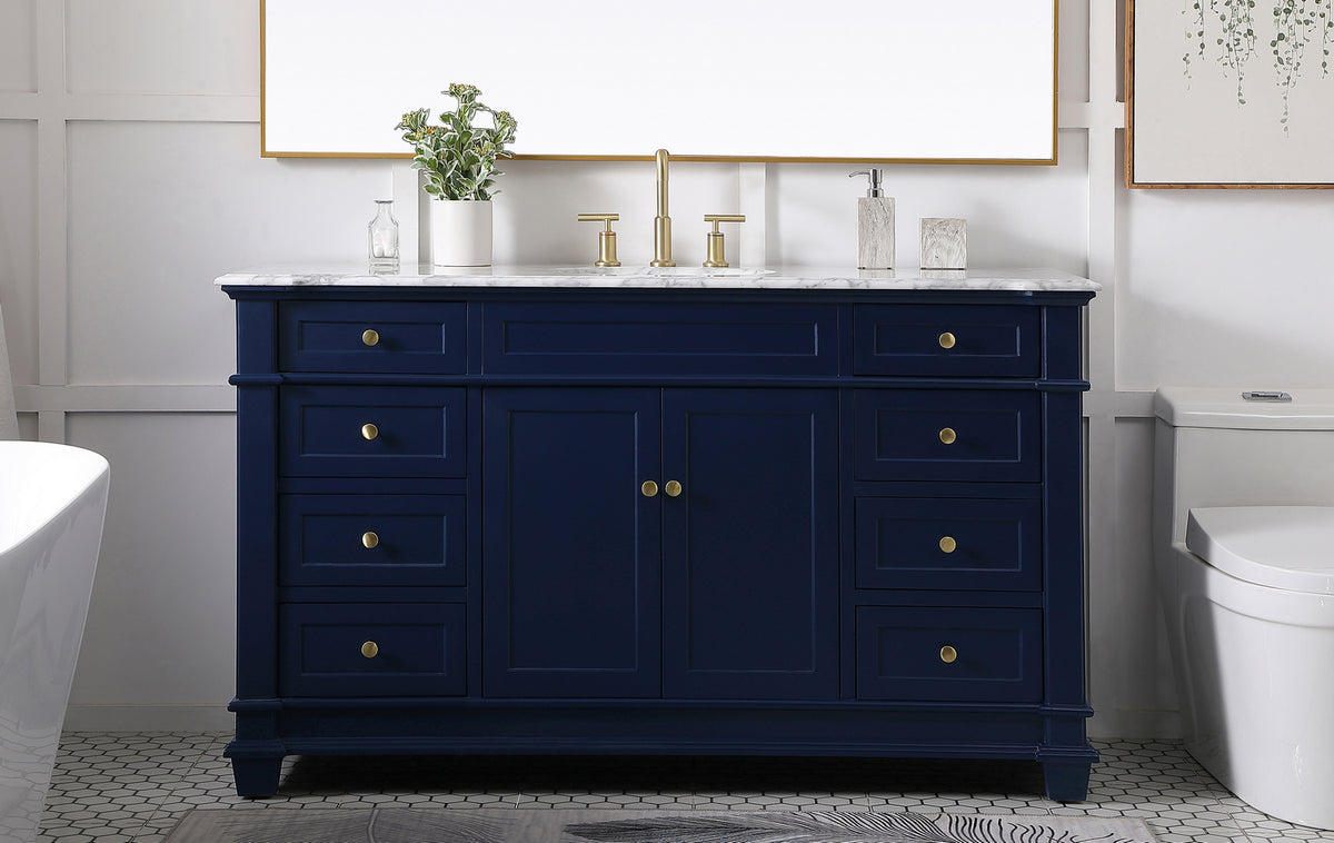 Elegant Lighting - VF50060BL - Bathroom Vanity Set - Wesley - Blue