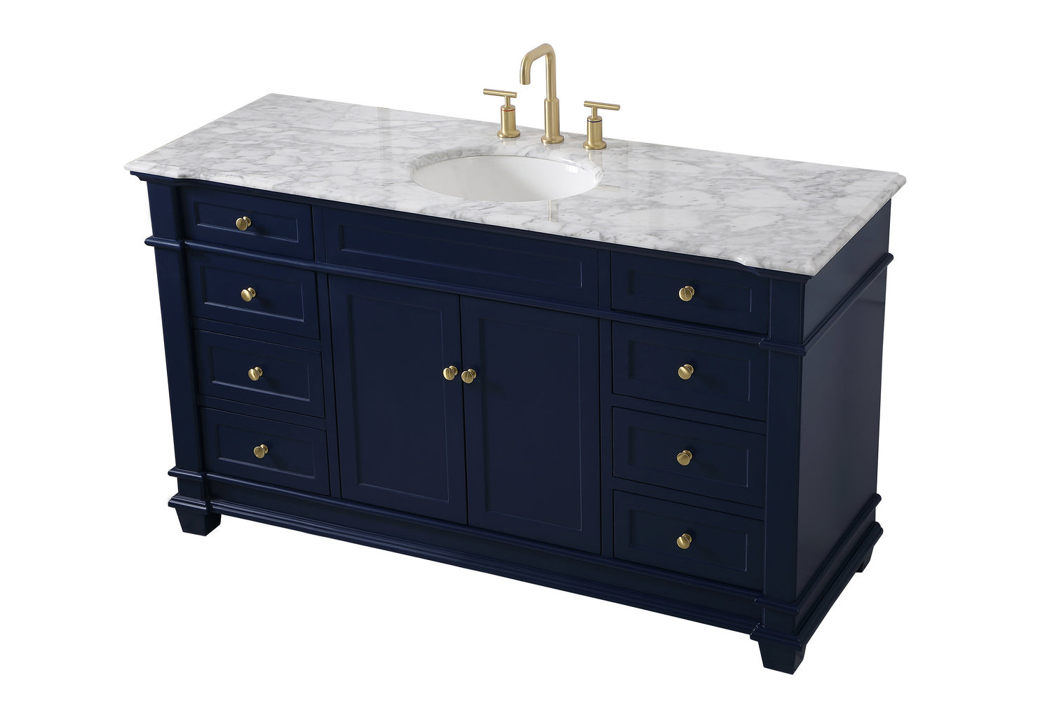 Elegant Lighting - VF50060BL - Bathroom Vanity Set - Wesley - Blue