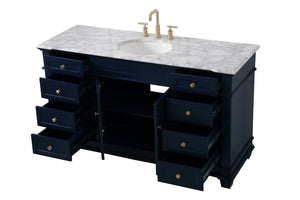 Elegant Lighting - VF50060BL - Bathroom Vanity Set - Wesley - Blue