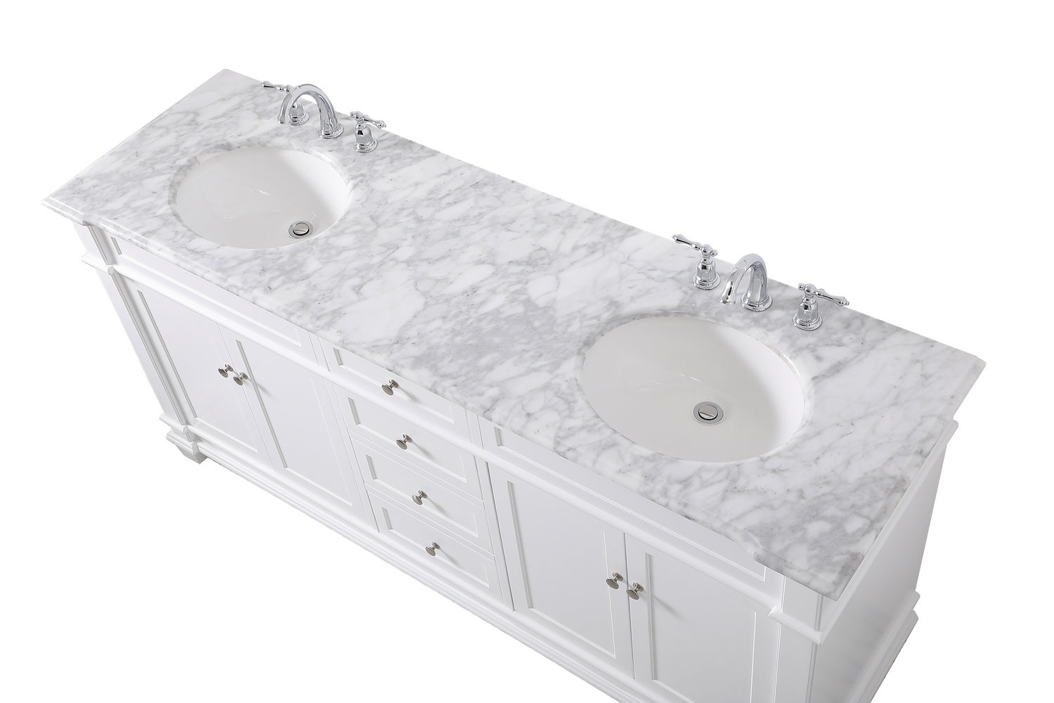 Elegant Lighting - VF50072DWH - Bathroom Vanity Set - Wesley - White