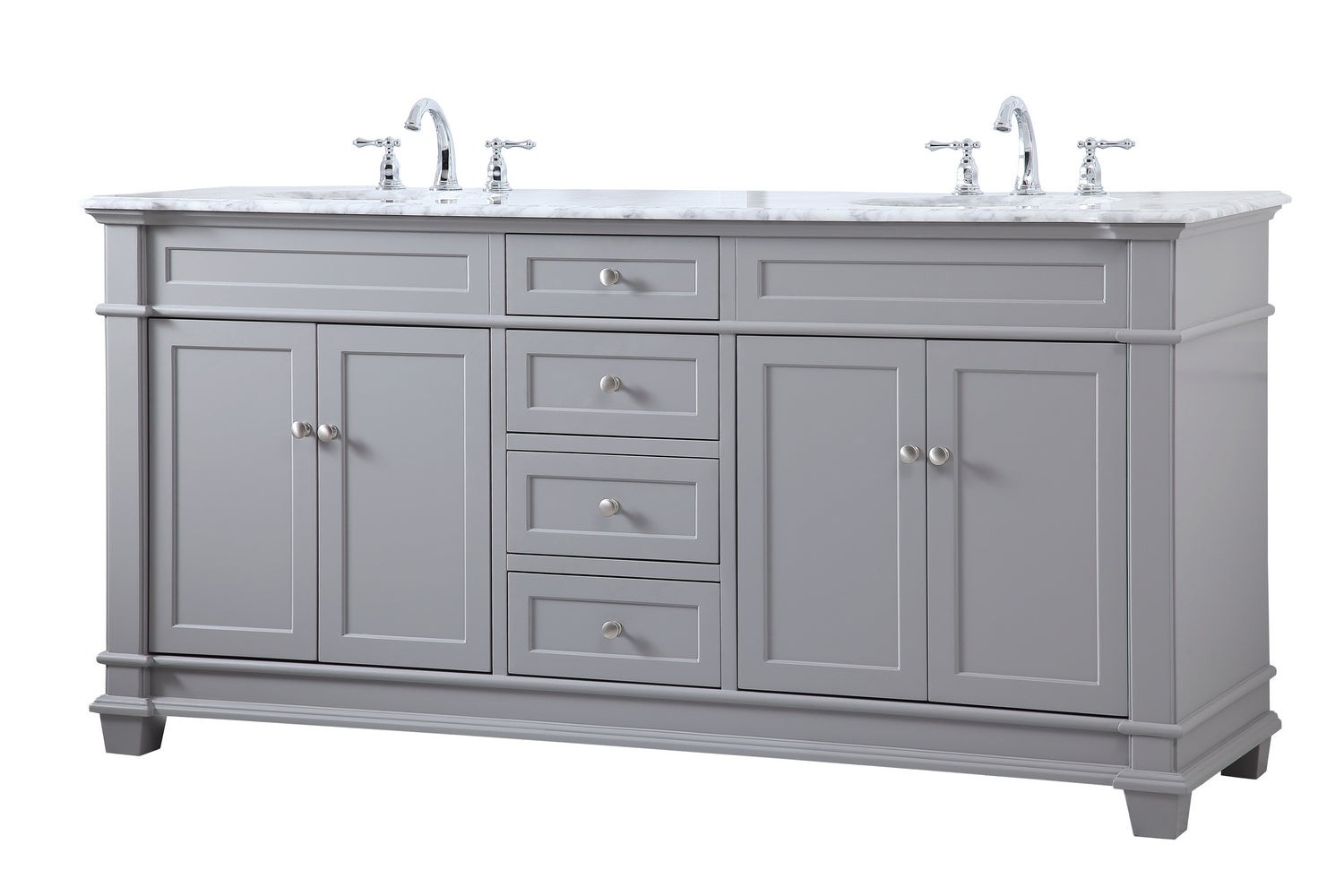 Elegant Lighting - VF50072DGR - Bathroom Vanity Set - Wesley - Grey