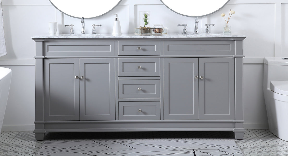 Elegant Lighting - VF50072DGR - Bathroom Vanity Set - Wesley - Grey