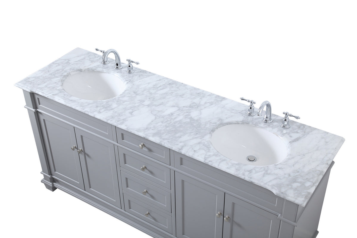 Elegant Lighting - VF50072DGR - Bathroom Vanity Set - Wesley - Grey