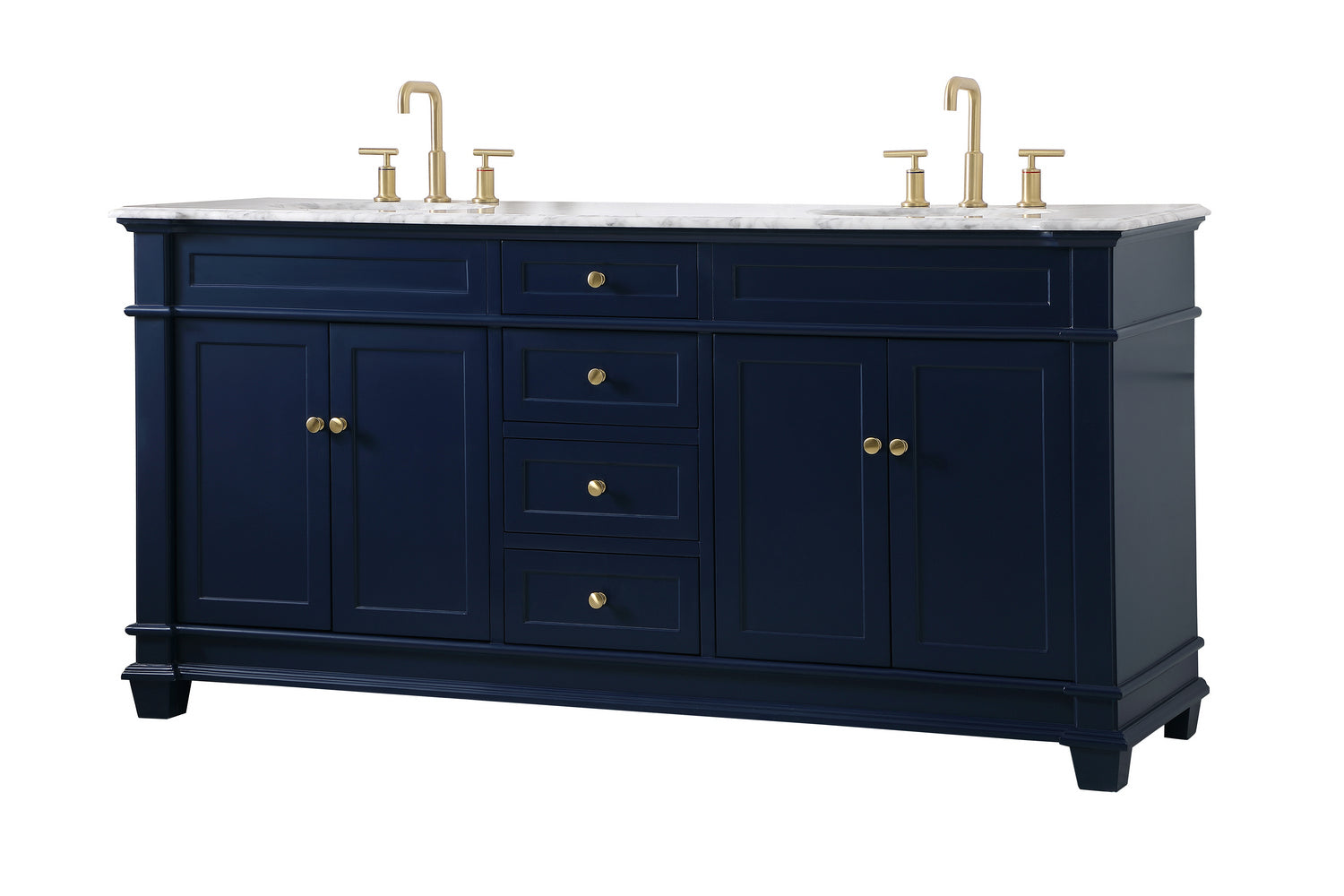 Elegant Lighting - VF50072DBL - Bathroom Vanity Set - Wesley - Blue