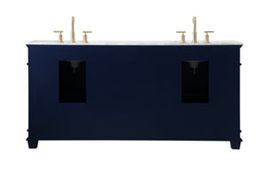 Elegant Lighting - VF50072DBL - Bathroom Vanity Set - Wesley - Blue