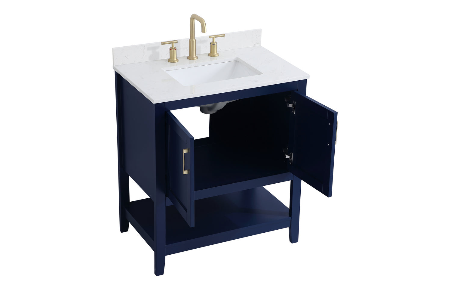 Elegant Lighting - VF16030BL-BS - Bathroom Vanity Set - Aubrey - Blue