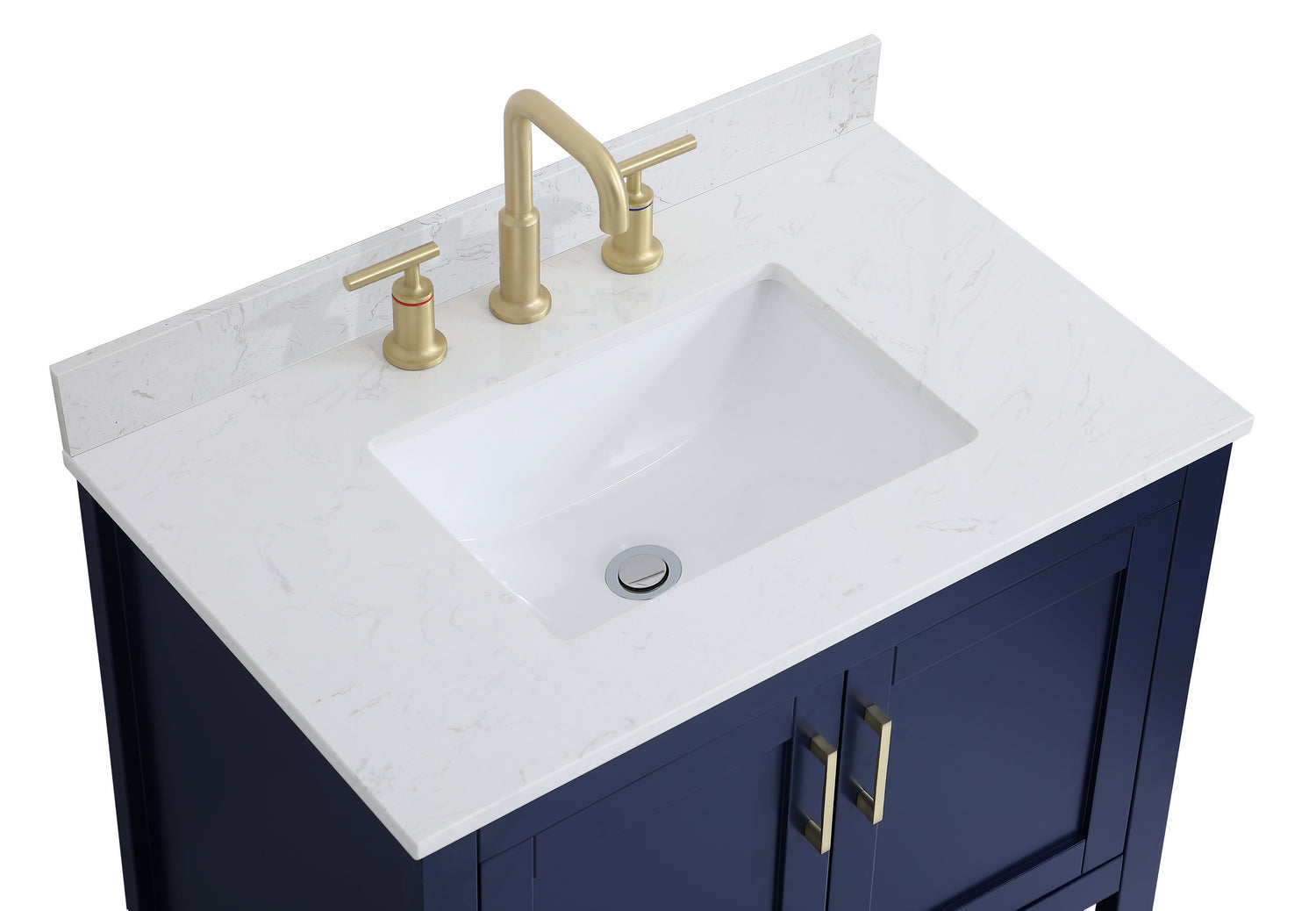 Elegant Lighting - VF16030BL-BS - Bathroom Vanity Set - Aubrey - Blue