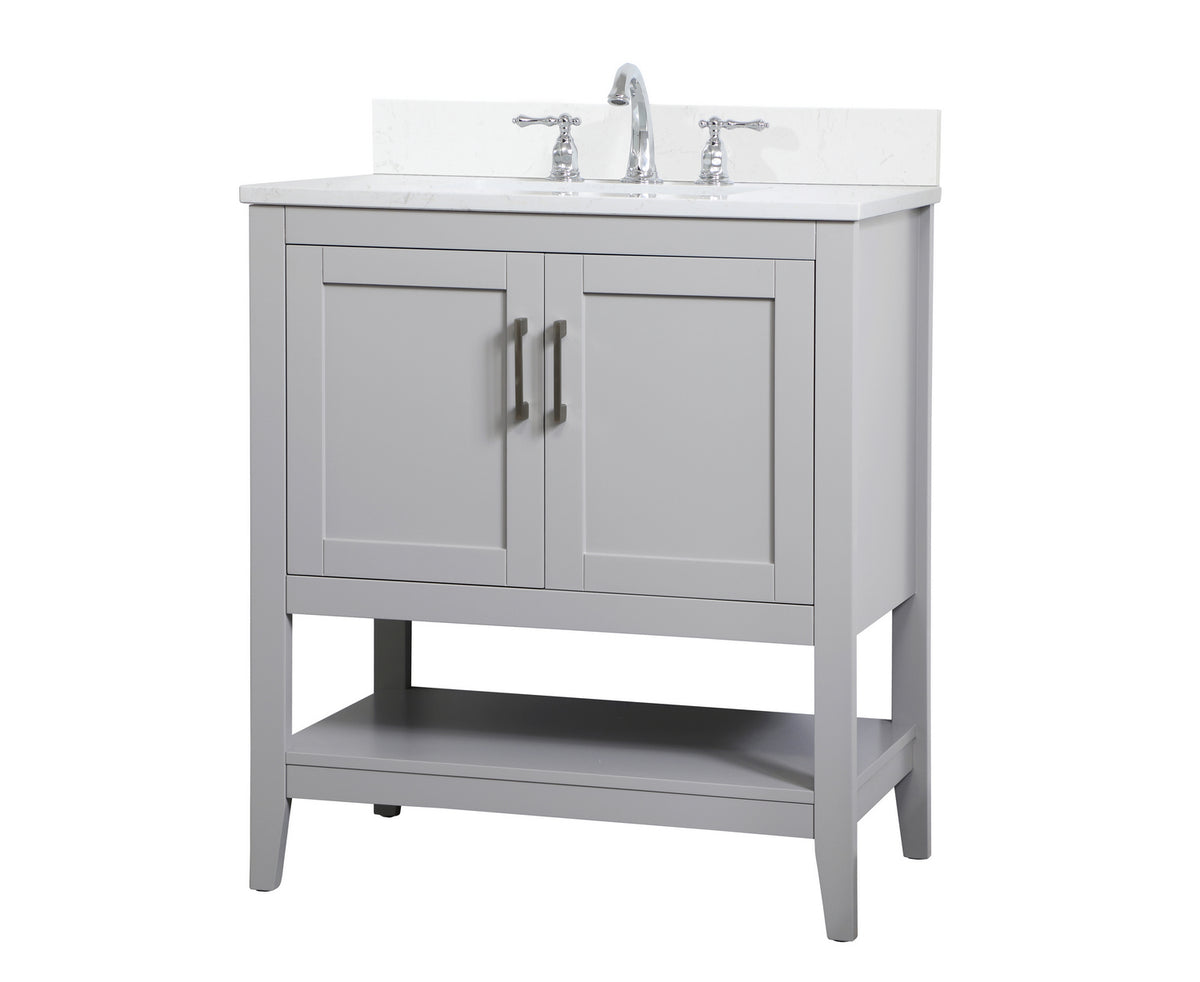 Elegant Lighting - VF16030GR-BS - Bathroom Vanity Set - Aubrey - Grey