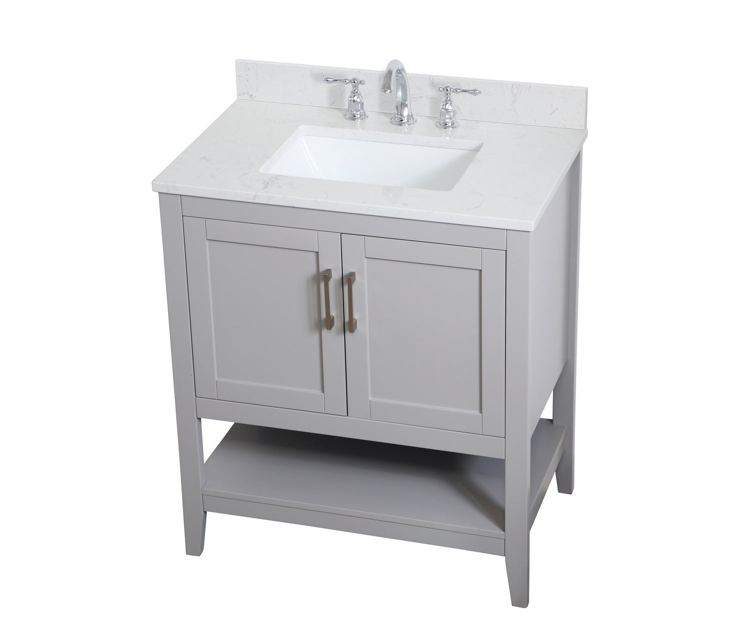 Elegant Lighting - VF16030GR-BS - Bathroom Vanity Set - Aubrey - Grey