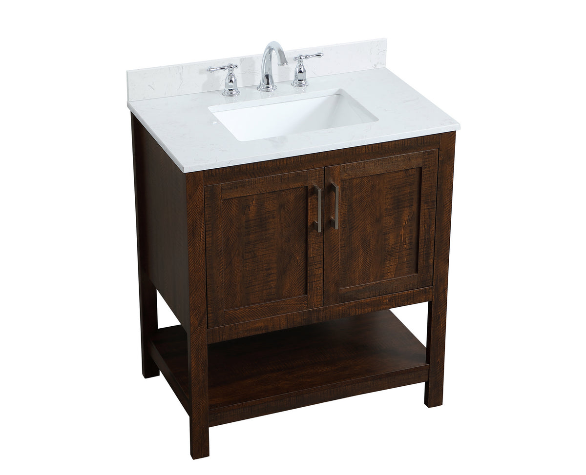 Elegant Lighting - VF16030EX-BS - Bathroom Vanity Set - Aubrey - Expresso