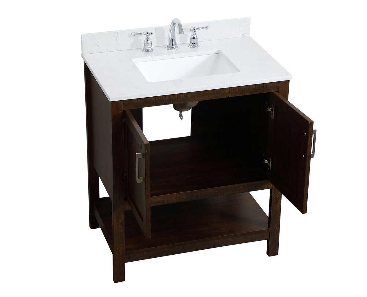 Elegant Lighting - VF16030EX-BS - Bathroom Vanity Set - Aubrey - Expresso