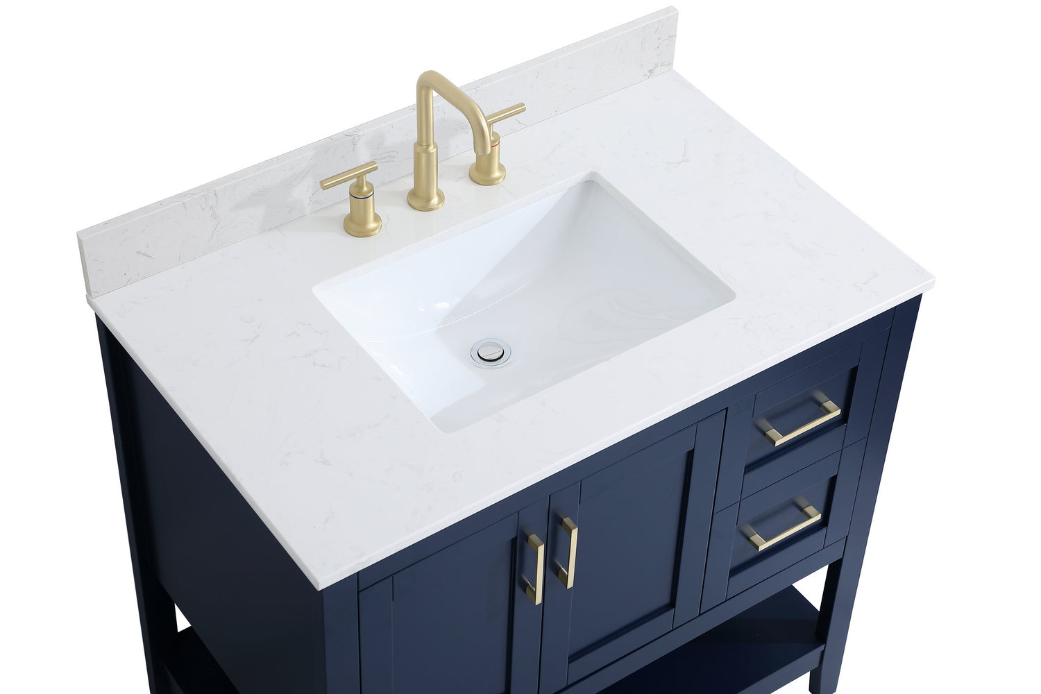 Elegant Lighting - VF16036BL-BS - Bathroom Vanity Set - Aubrey - Blue