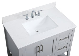 Elegant Lighting - VF16036GR-BS - Bathroom Vanity Set - Aubrey - Grey