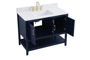 Elegant Lighting - VF16042BL-BS - Bathroom Vanity Set - Aubrey - Blue