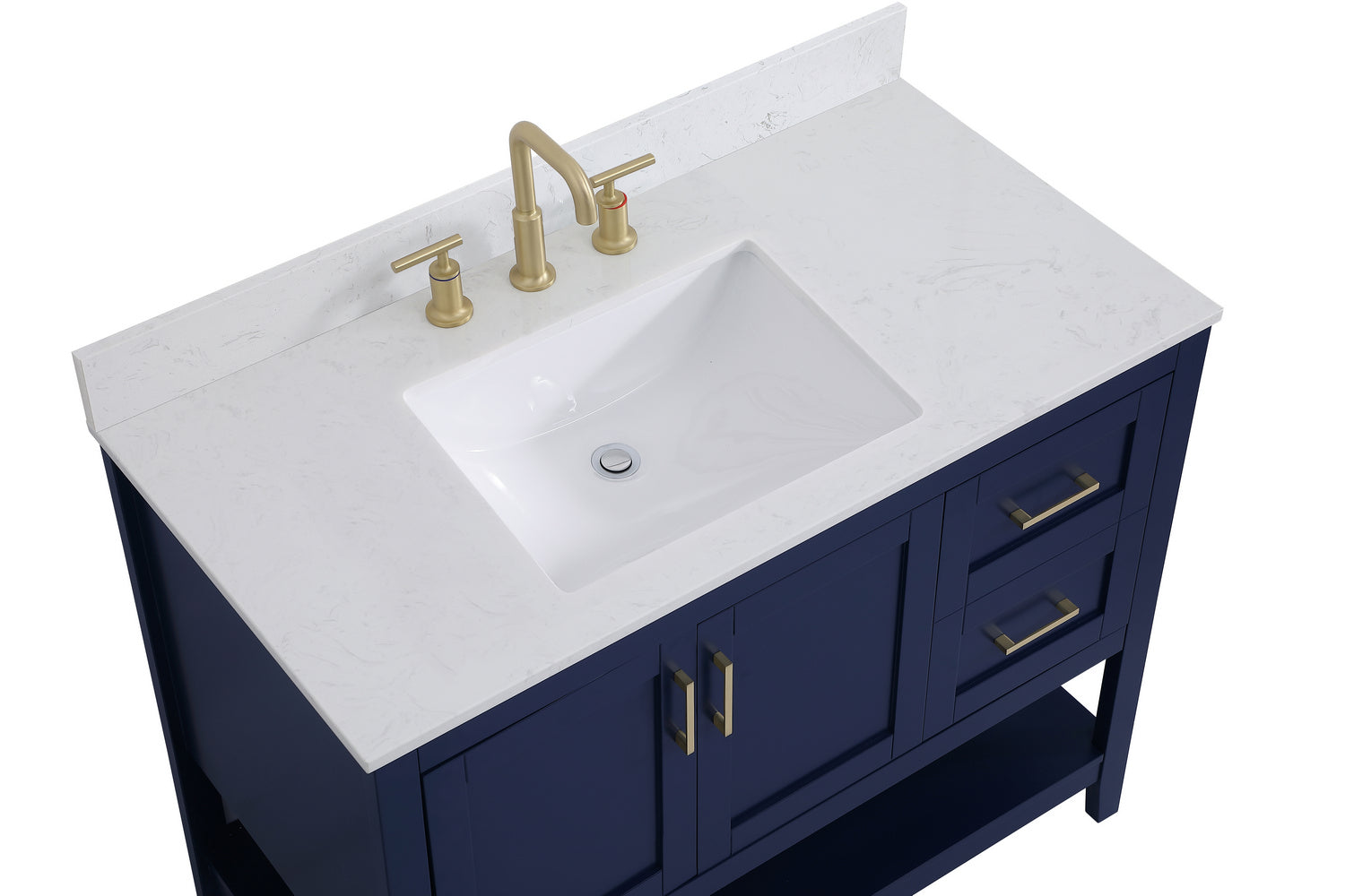 Elegant Lighting - VF16042BL-BS - Bathroom Vanity Set - Aubrey - Blue