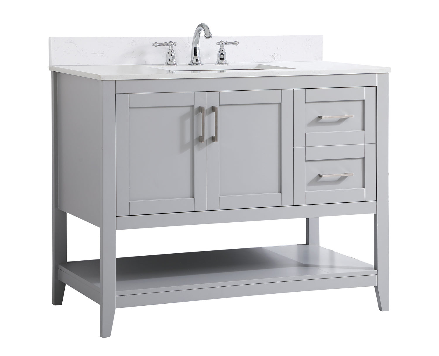 Elegant Lighting - VF16042GR-BS - Bathroom Vanity Set - Aubrey - Grey