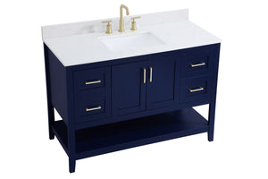 Elegant Lighting - VF16048BL-BS - Bathroom Vanity Set - Aubrey - Blue