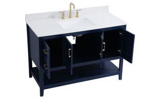 Elegant Lighting - VF16048BL-BS - Bathroom Vanity Set - Aubrey - Blue