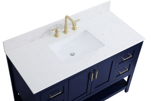 Elegant Lighting - VF16048BL-BS - Bathroom Vanity Set - Aubrey - Blue