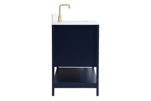 Elegant Lighting - VF16048BL-BS - Bathroom Vanity Set - Aubrey - Blue