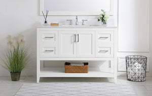 Elegant Lighting - VF16048WH-BS - Bathroom Vanity Set - Aubrey - White