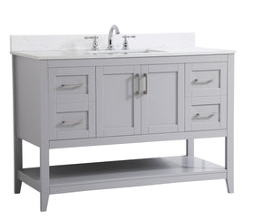 Elegant Lighting - VF16048GR-BS - Bathroom Vanity Set - Aubrey - Grey