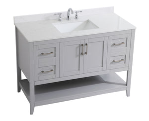 Elegant Lighting - VF16048GR-BS - Bathroom Vanity Set - Aubrey - Grey