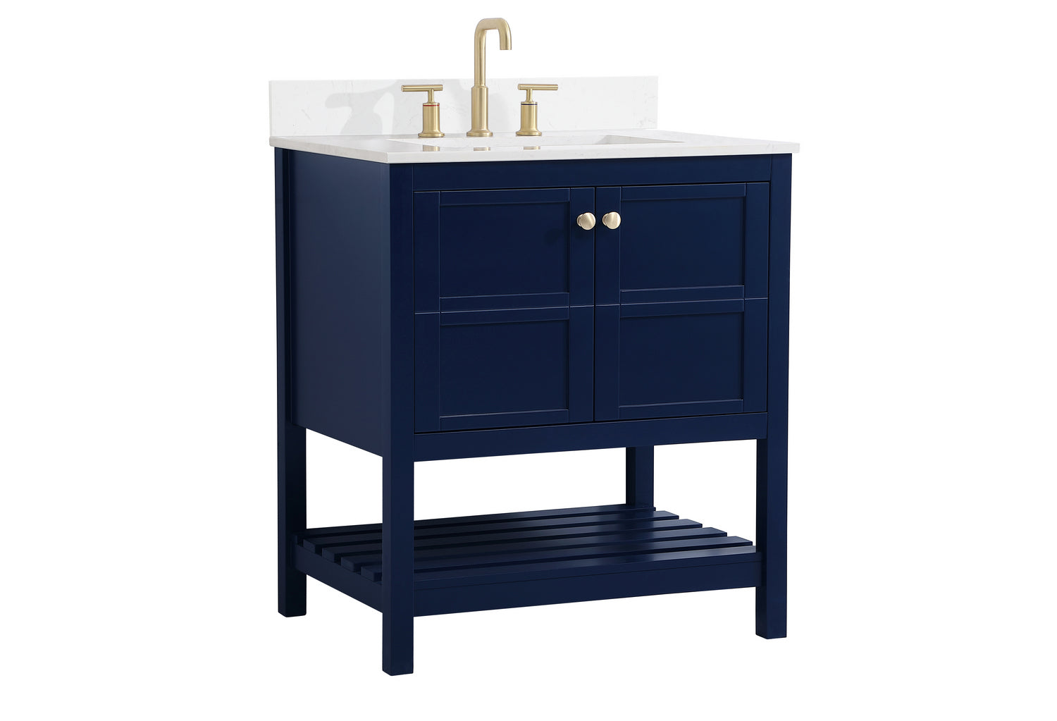 Elegant Lighting - VF16430BL-BS - Bathroom Vanity Set - Theo - Blue