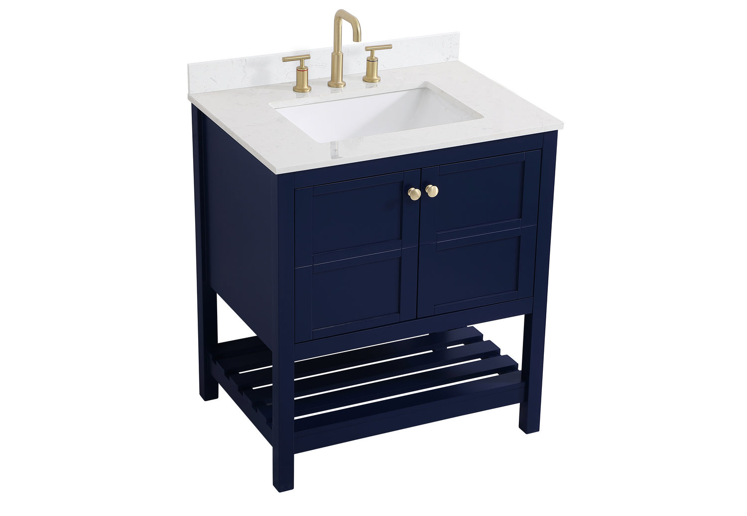 Elegant Lighting - VF16430BL-BS - Bathroom Vanity Set - Theo - Blue