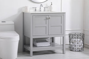 Elegant Lighting - VF16430GR-BS - Bathroom Vanity Set - Theo - Gray