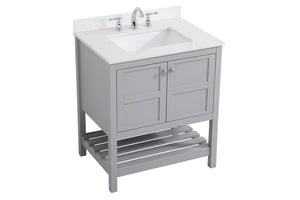 Elegant Lighting - VF16430GR-BS - Bathroom Vanity Set - Theo - Gray