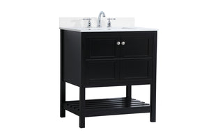 Elegant Lighting - VF16430BK-BS - Bathroom Vanity Set - Theo - Black