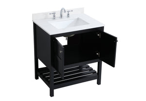 Elegant Lighting - VF16430BK-BS - Bathroom Vanity Set - Theo - Black